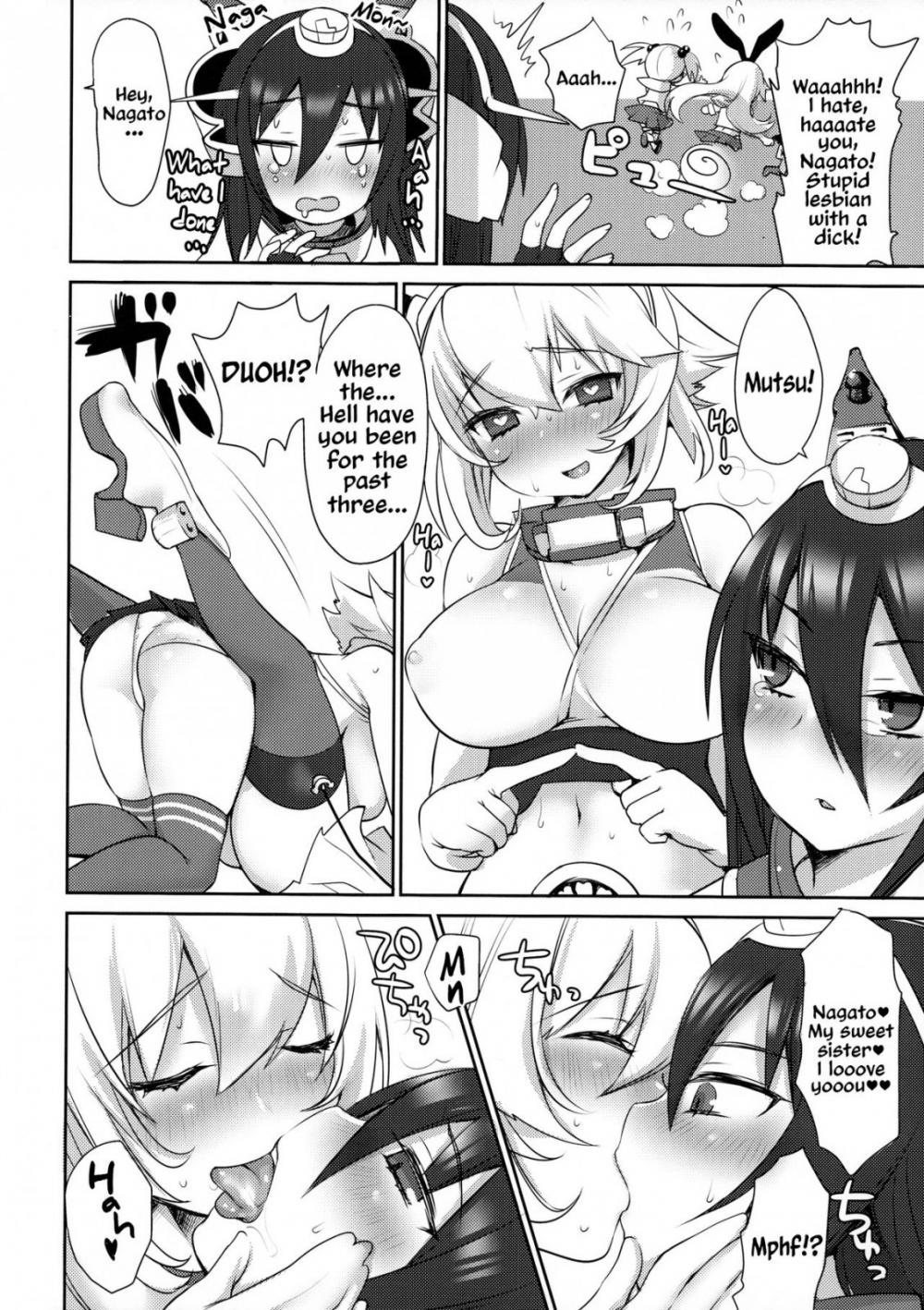 Hentai Manga Comic-Nagato-gata 1 Ban Kan Futanari Nagamon-Read-13